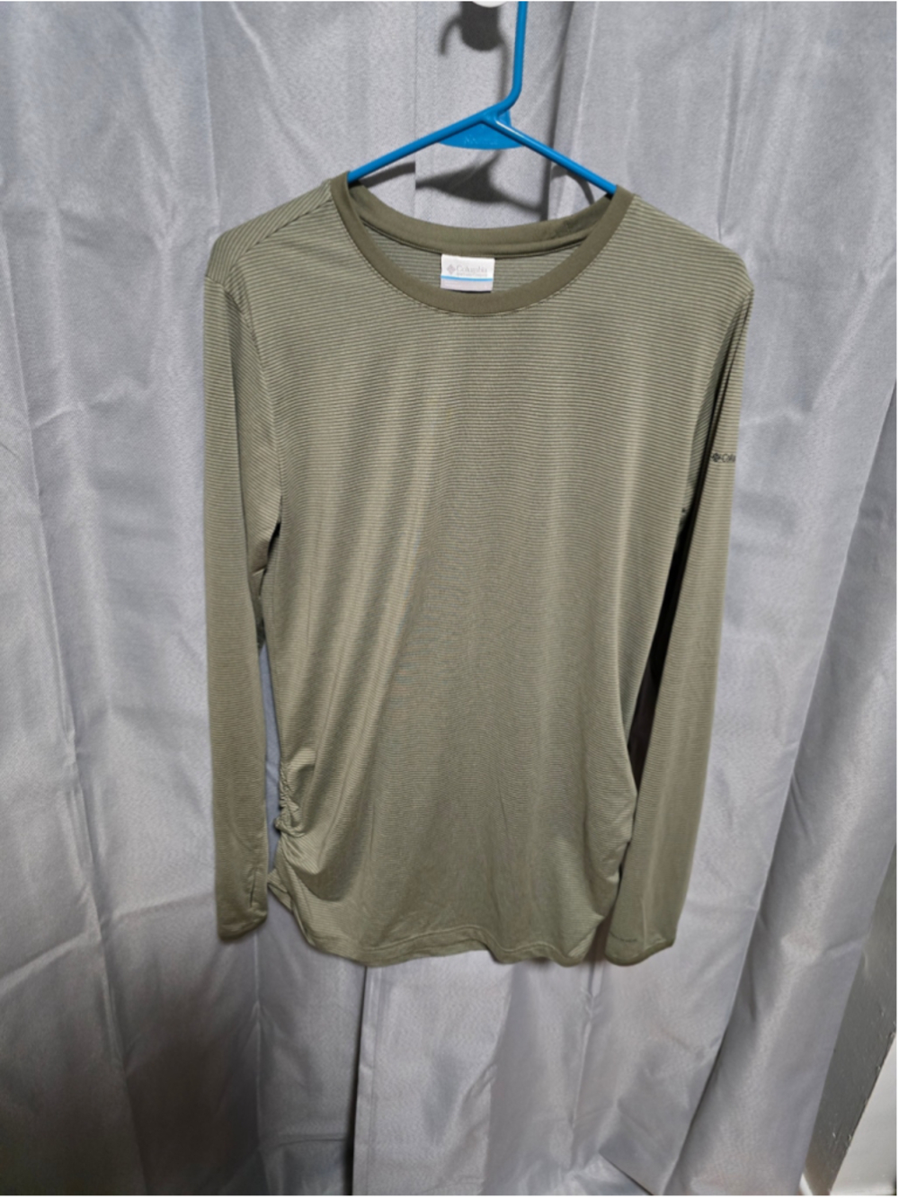 Women's Columbia Long Sleeve Omni-Wick Tee, Size L, Green